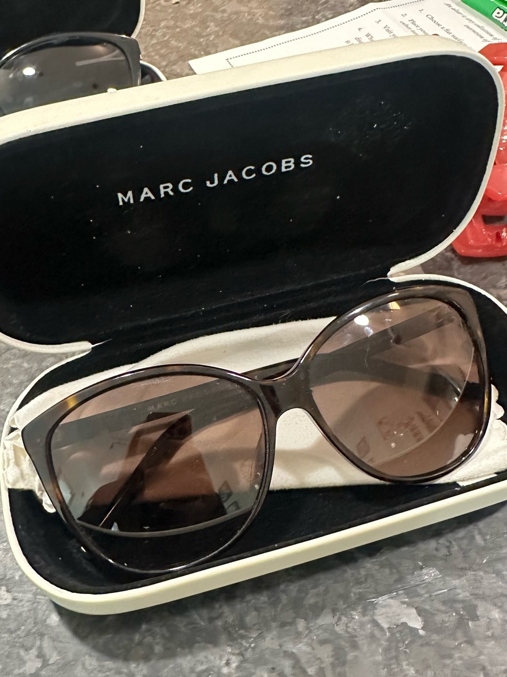 Marc Jacobs Tortoiseshell Brown Gradient Cat-Eye Sunglasses
